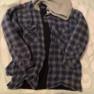 Puritan Blue Flannel Coat Men’s Medium